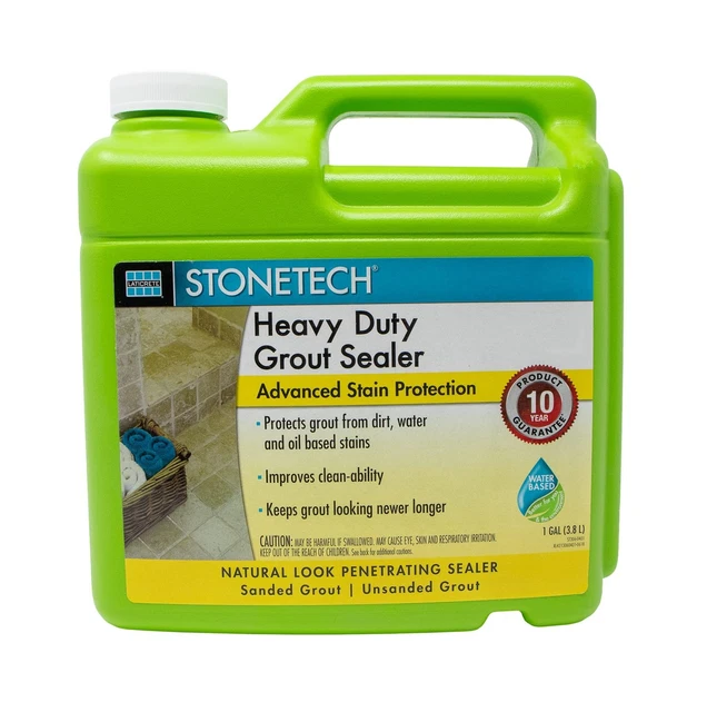 STONETECH Heavy Duty Grout Sealer, 1 Gallon (3.8L) Bottle