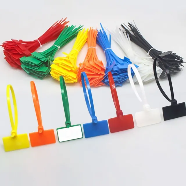 Zip Ties Markers Mesh Wire Marker Nylon Ties Colorful Tag Cable Tag Cable Ties