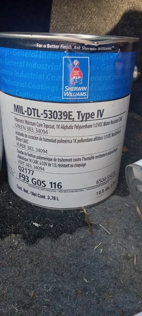Sherwin Williams Polyurethane Coating Type IX, TYPE IV, & Epoxy Primer