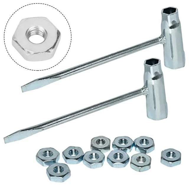 AUXBC T-Schraubenschlüssel 13 & 19 Mm – Kombiwerkzeug Für Kettensägen, Zündkerzen & Mehr