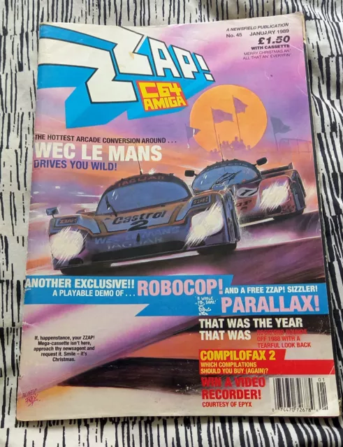 Zzap 64!  Magazine - Issue 46 - Jan 1989 - Oliver Frey Cover