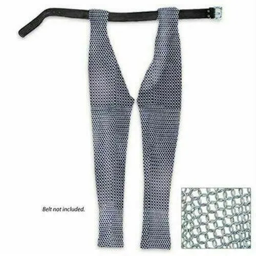 Medieval Renaissance Battle Ready Chausses Aluminium Chain Mail Legging Armor AS