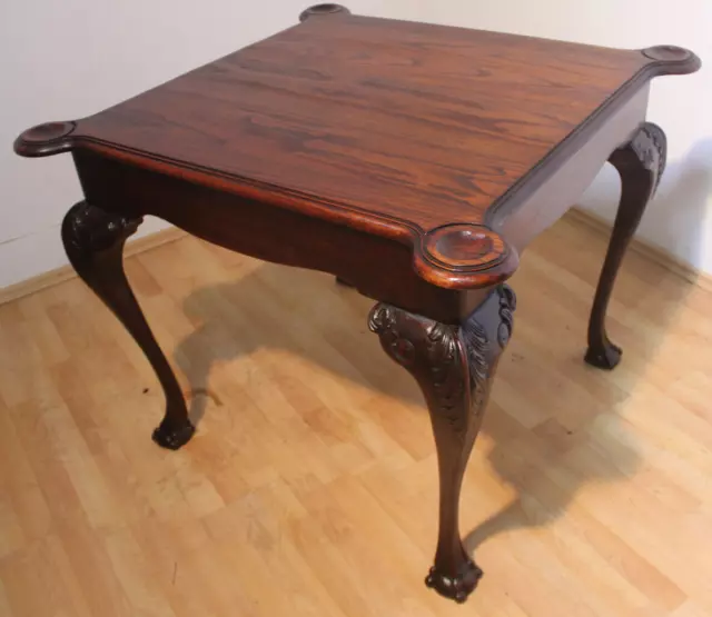 Spieltisch Tisch Herrenzimmer Beistelltisch Antik um 1900