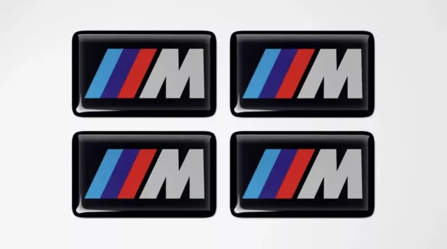 4x BMW M Felgenaufkleber Alufelgen Lenkrad Selbstklebend Performance Emblem