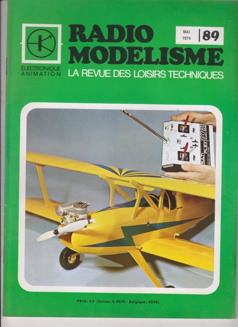 Magazine Radio Modélisme N°158 - Aeroglisseur R/C Bucker BU Trial - Occasion
