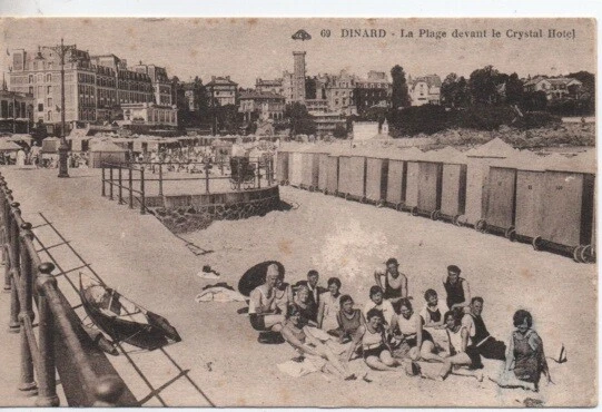 2 x cpa 35 DINARD. Anciens taxis à la Sortie de Messe et Boulevard Féart