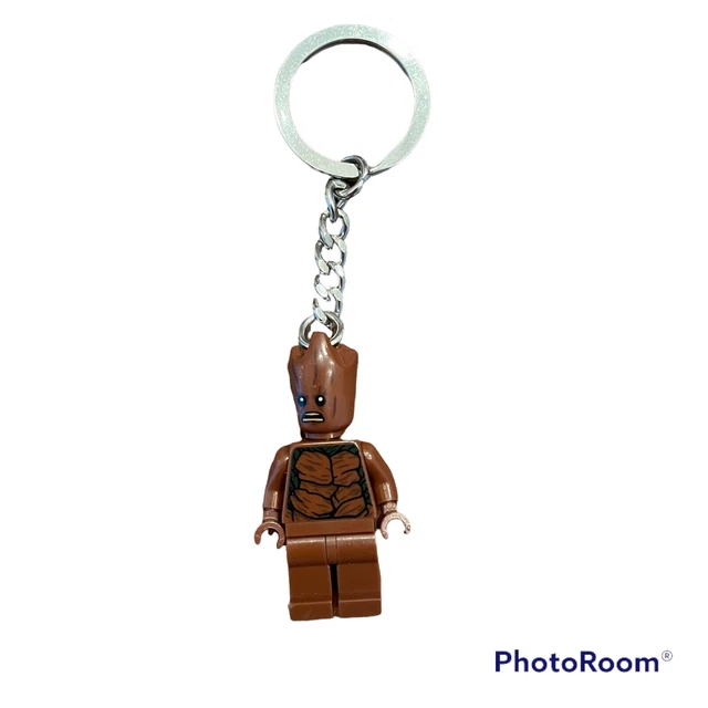 Lego Minifigure Teen Groot Keychain Marvel Super Heroes Avenger