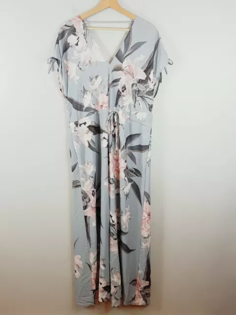 [ LORRAINE ] Womens Floral Print Midi Dress - As New | Size AU 14 or US 10