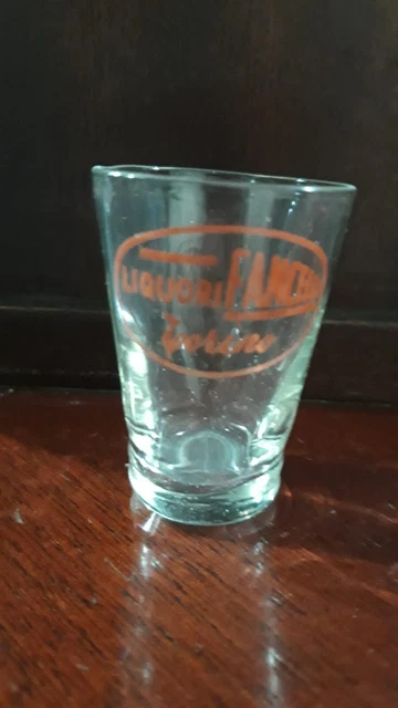 Bicchierino pubblicitario Liquori Fancelli Torino, perfetto.