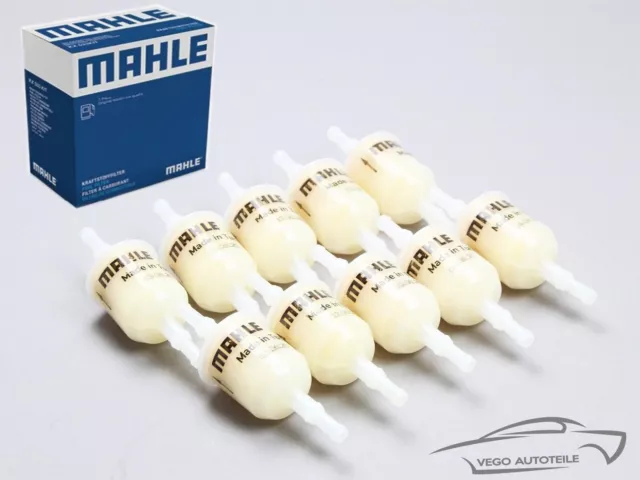 10x ORIGINAL MAHLE KRAFTSTOFFFILTER LEITUNGSFILTER UNIVERSALFILTER BENZIN DIESEL