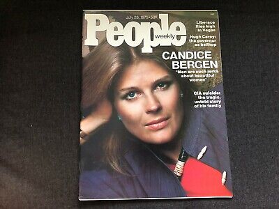 Vintage PEOPLE WEEKLY Magazine July 28 1975 CANDICE BERGEN Front Cover no label