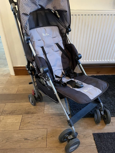 Silver Cross Zest Lightweight Stroller (Silver/Black)