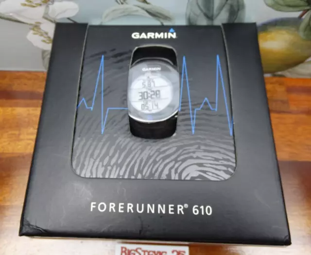 Garmin Forerunner 610 New GPS Touchscreen Premium HRM Training Watch NEW