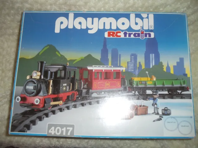 Playmo Nostalgiebahn Dampf Set 4017, kompl.+groß Konvolut an zusätzlichen Gleise
