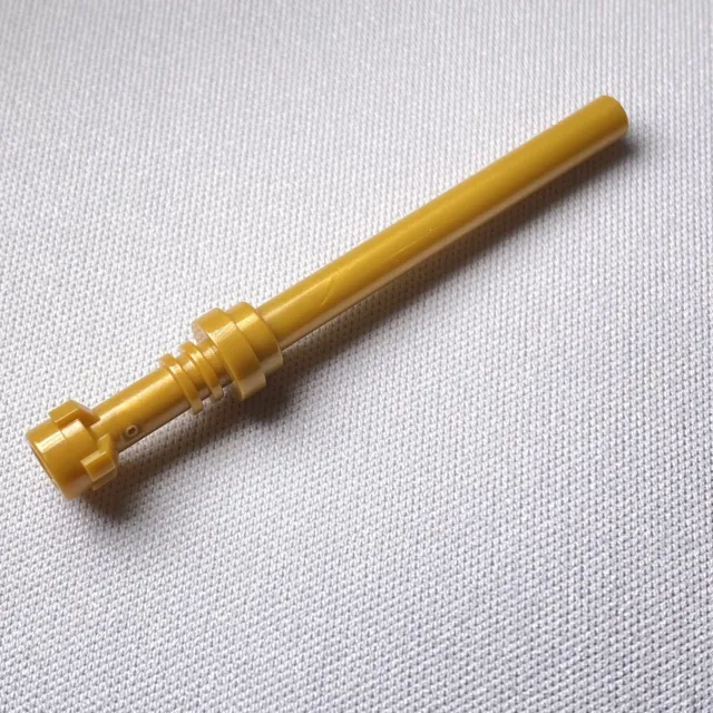 NEW Genuine LEGO - Single Bladed Weapon Monochrome Warm Gold