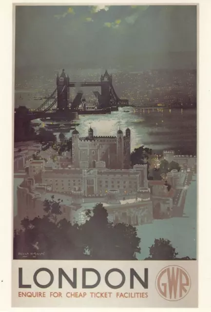 Tower Of London ( Gwr ) Postcard