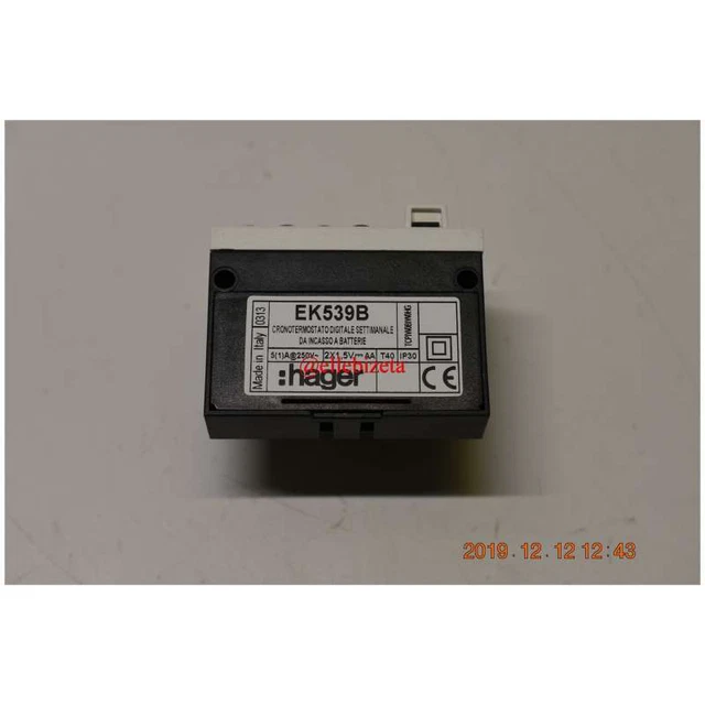 Hager EK539B Thermostat Programmable Numérique Batterie Hebdomadaire 3