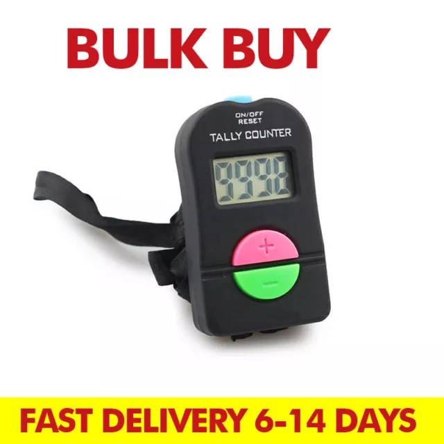 Digital Tally Counter Electronic Mini Clicker Golf Score Stroke Hand Held Finger