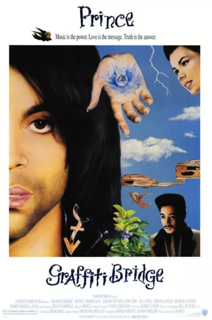 Graffiti Bridge - original movie poster - 27x40 Prince - 1990