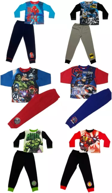 Boys Marvel Pyjamas Hulk, Avengers, Batman Spider-Man  Superhero sleepwear