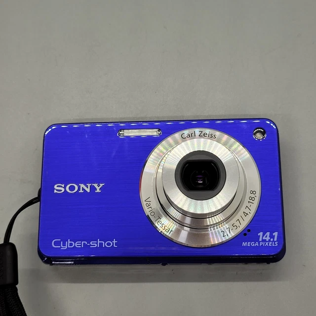 Sony Cybershot DSC-W560 14,1 megapixel fotocamera digitale compatta testata blu 11