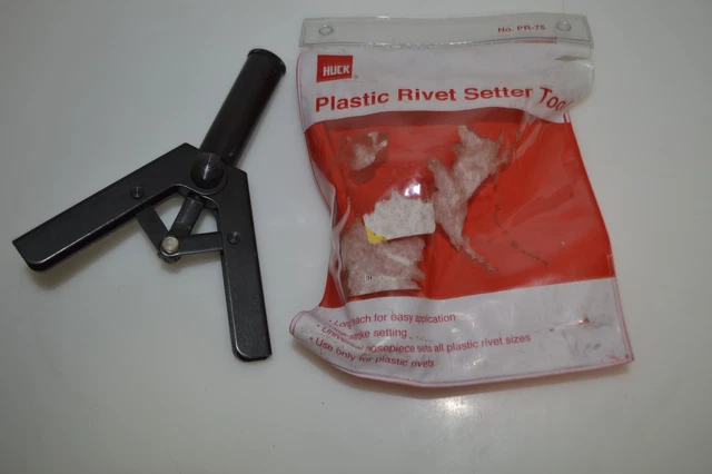 Huck Pr-75 Plastic Rivet Setter In Case  (Rfu22)