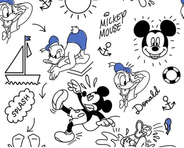 Disney Fabric - Classic Mickey Mouse - 100% Cotton