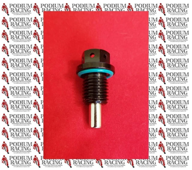 thumbnail image 2 of Titan-x Titanium Magnetic Oil Sump Plug Bolt - M14 X 1.5mm Pitch, Classic Car Part 2 of 6