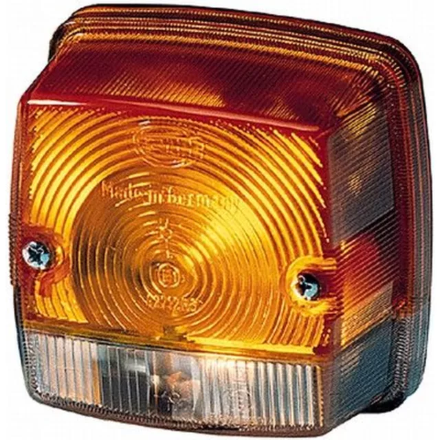 Indicator Front Marker Lamp Amber / White - HELLA 2BE 003 014-251