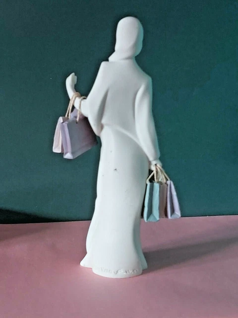LADY IN GLASES FIGURINE ORNAMENT HANDBAGS TOTES by NADAL VALENCIA SPAIN 2012's 5