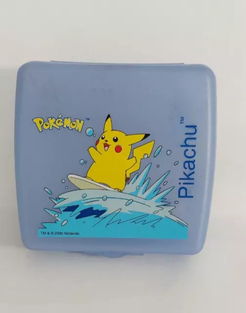 Tupperware Nintendo Pokémon Pikachu Surf officiel 2000 RARE boite Coop Vintage