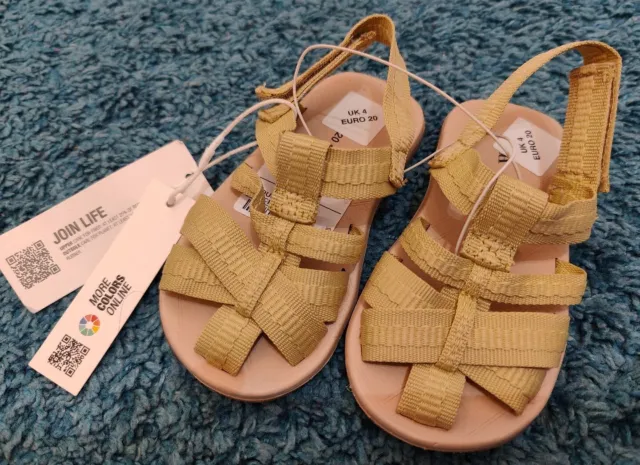Scarpe sandali neonata taglia 4 ZARA *Nuovi con etichette*