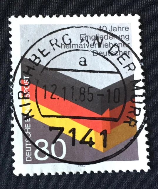 x15) BUND Jahrgang 1985  Mi.- Nr.1265 > ESt. Vollstempel > Kirchberg an der Murr