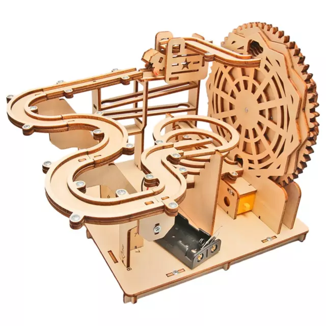 Puzzle 3D en bois à faire soi-même, course à billes, cadeau d'anniversaire, 2