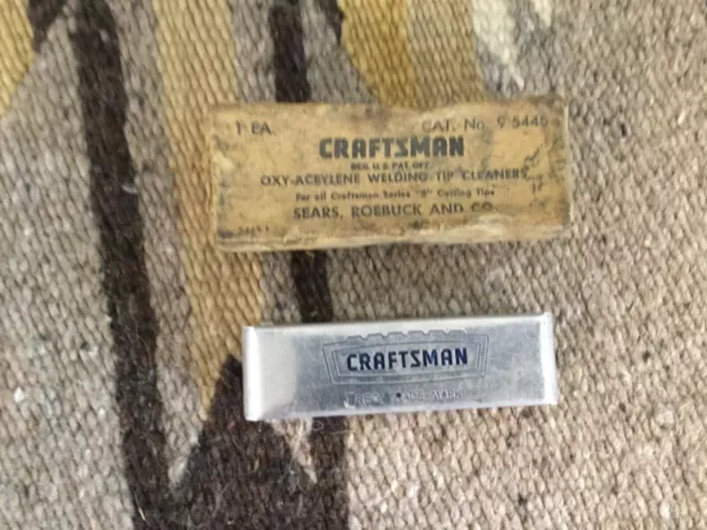 Vintage Craftsman Welding Tip Cleaner .