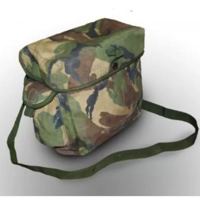 British Army Surplus Dpm Respirator Bag Pouch Cbrn Nbc S10 Fishing Haversack