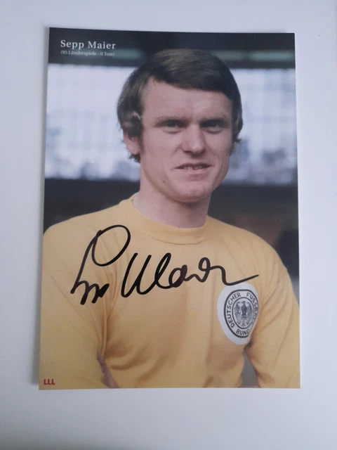 Autographe MAIER Sepp , Vente Photo Dédicacée MAIER Sepp - All