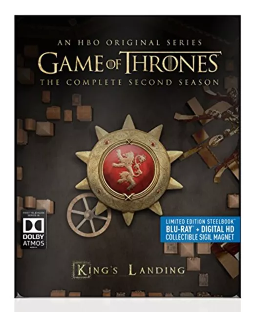 Game of Thrones The Complete Second Season Blu-ray Lena Headey NEW