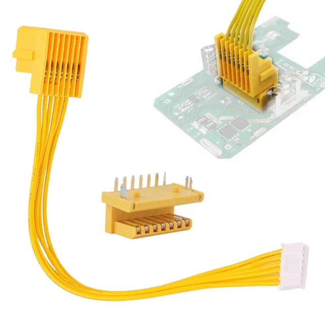 Connecteur De Batterie Li-ion Pour Carte PCB - Borne Jaune, 18V (Lot De 1/2/5 Pcs)