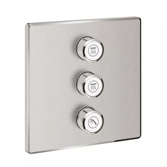 Grohe 29127DC0 Grohtherm SmartControl Triple Volume Control Trim, Supersteel NEW