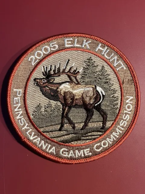 2005 Pennsylvania Game Commission Elk Hunt Patch 4" Diameter
