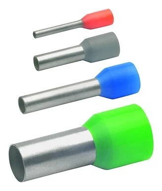 Klauke Aderendhülse 10 qmm 12 mm isoliert PP Kupfer Polypropylen ... 100... 176E
