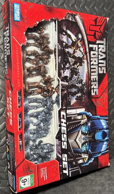 TRANSFORMERS CHESS SET Complete 2007 Autobots vs Decepticons CIB £30.76 ...