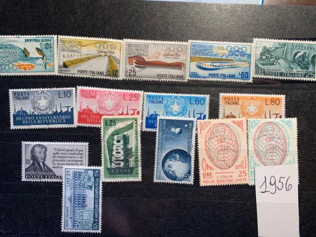 1956-1962 ITALIA Francobolli Repubblica Lotto Completo MNH (169 valori)