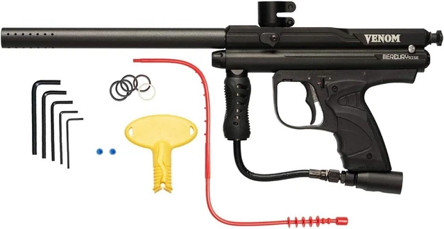 Mercury Rise Venom Semi Auto .68 Caliber Paintball Gun Marker Mercury Rise Venom Semi Auto .68 Caliber Paintball Gun Marker
