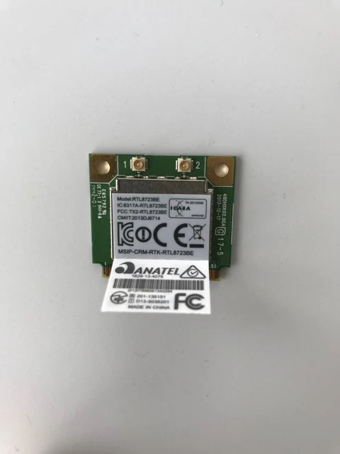Carte WiFi NGFF M.2 PCI-E RTL8723BE/BNF - Pour Ordinateurs Portables