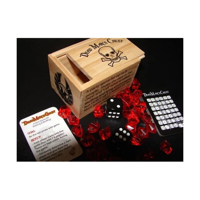 EAGLEGRYPHON DICE GAME Dead Man's Chest Deluxe (Wood Ed) Box NM 14.99
