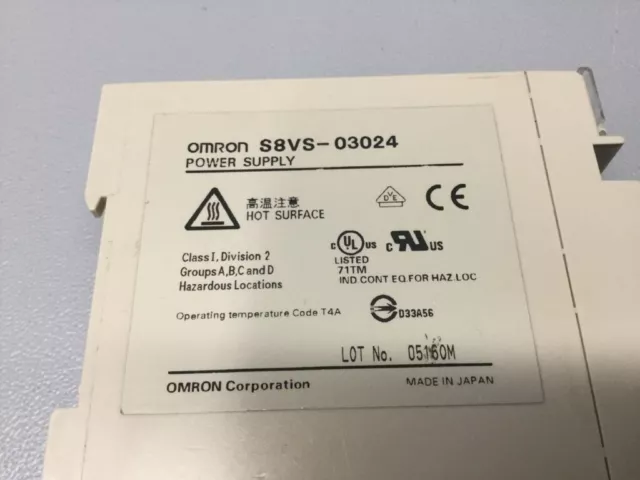 S8VS03024 - OMRON -  S8VS-03024/ Module d'alimentation  USED 3