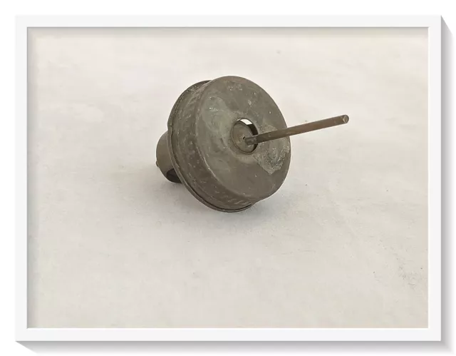 Old Vintage Brass Sweden Stove Fuel Tank Screw Cap Collectible
