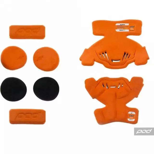 Pod MX Jugend/Kinder K1 Kniestrebe Pad Set - RECHTS/GROSS